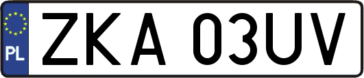 ZKA03UV