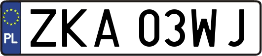 ZKA03WJ