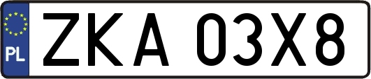 ZKA03X8