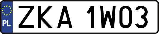 ZKA1W03