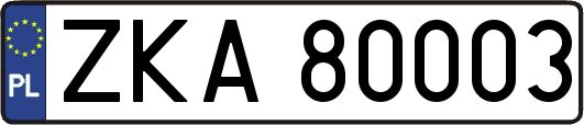 ZKA80003