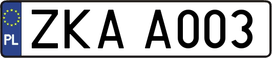 ZKAA003