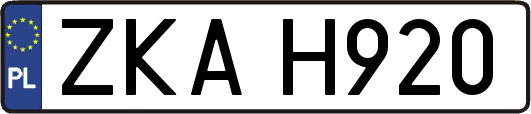 ZKAH920