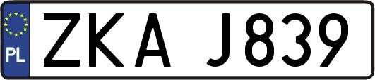 ZKAJ839