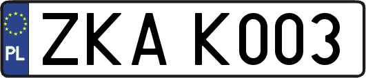 ZKAK003