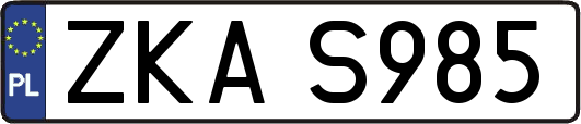 ZKAS985