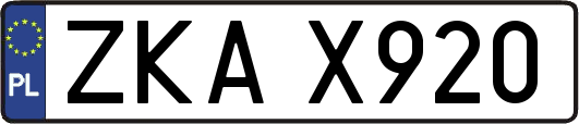 ZKAX920
