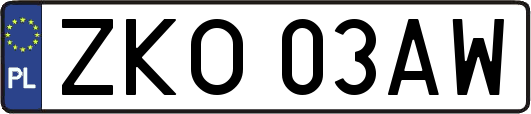 ZKO03AW