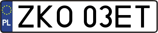 ZKO03ET