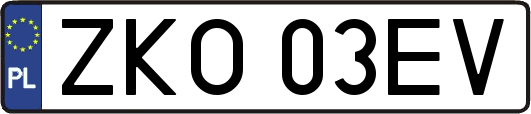 ZKO03EV
