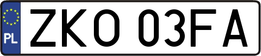 ZKO03FA