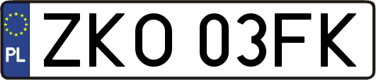 ZKO03FK