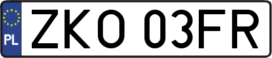 ZKO03FR