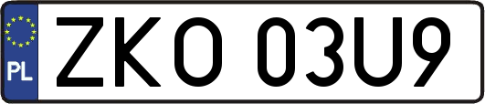 ZKO03U9