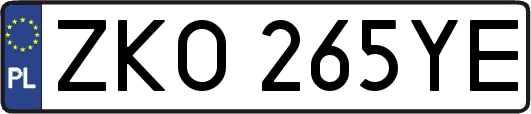 ZKO265YE