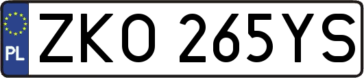 ZKO265YS