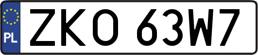 ZKO63W7