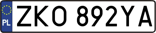ZKO892YA