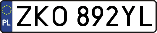 ZKO892YL
