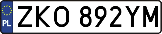 ZKO892YM
