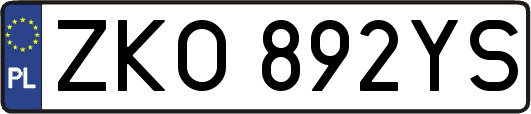 ZKO892YS