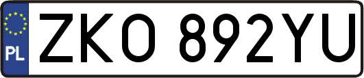 ZKO892YU
