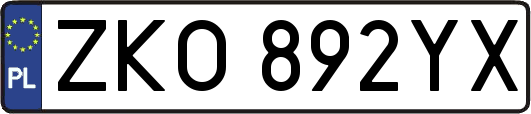 ZKO892YX