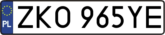 ZKO965YE