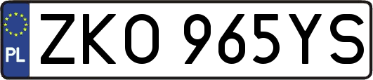 ZKO965YS