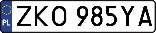 ZKO985YA
