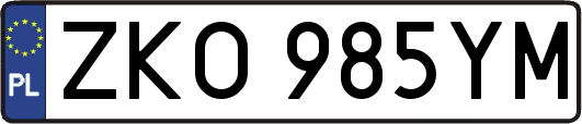 ZKO985YM
