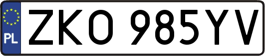 ZKO985YV