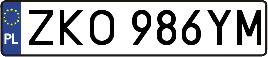 ZKO986YM