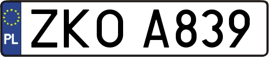 ZKOA839