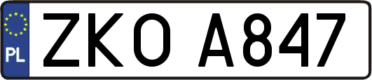 ZKOA847
