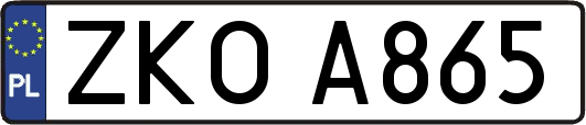 ZKOA865