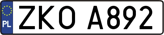 ZKOA892