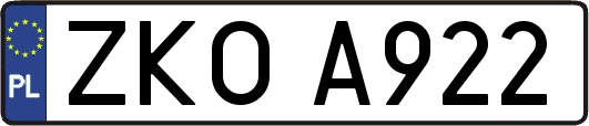 ZKOA922