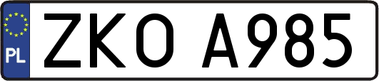 ZKOA985