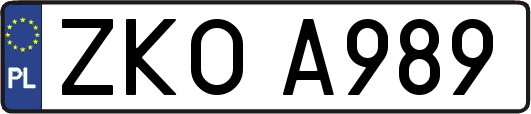ZKOA989