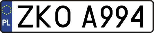 ZKOA994