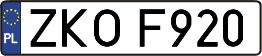 ZKOF920