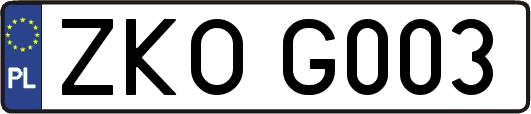 ZKOG003