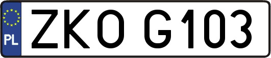 ZKOG103