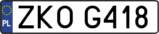 ZKOG418