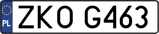ZKOG463
