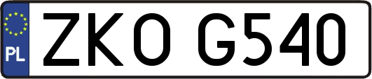 ZKOG540