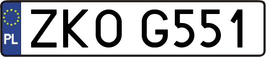 ZKOG551