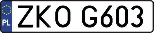 ZKOG603