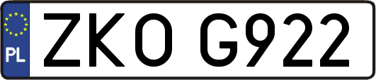ZKOG922